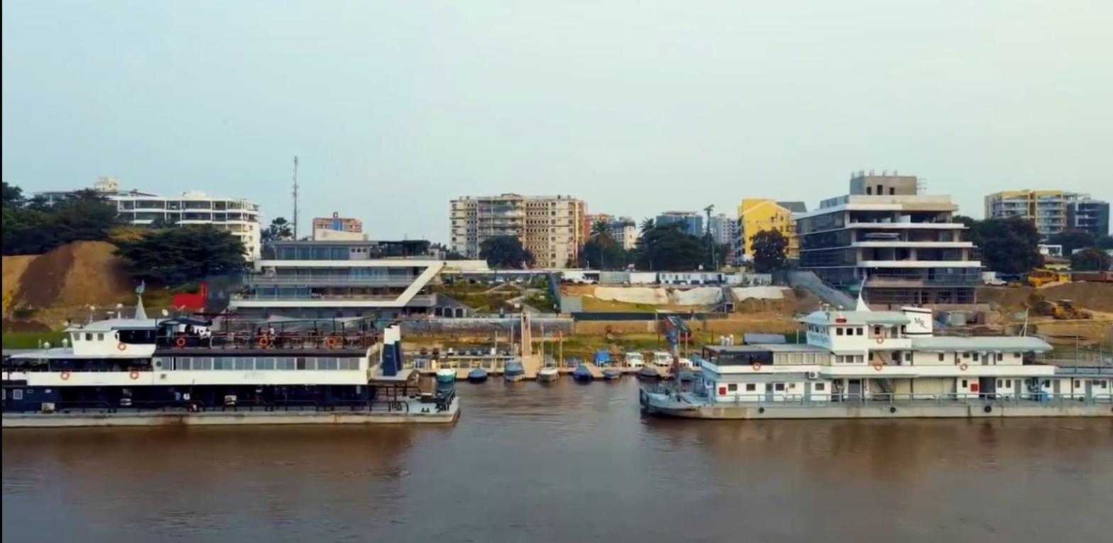 Riverfront along the Congo River